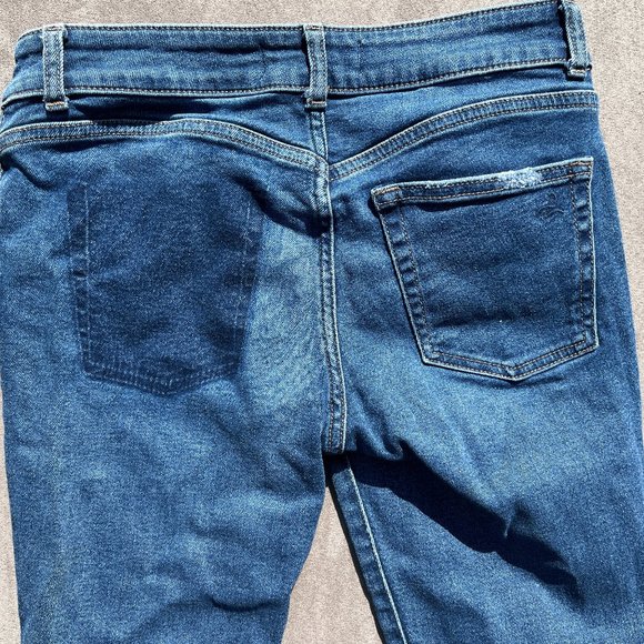 DL1961 Margaux Instasculpt Cracked Ankle Skinny Jeans Size 26 - Picture 6 of 8